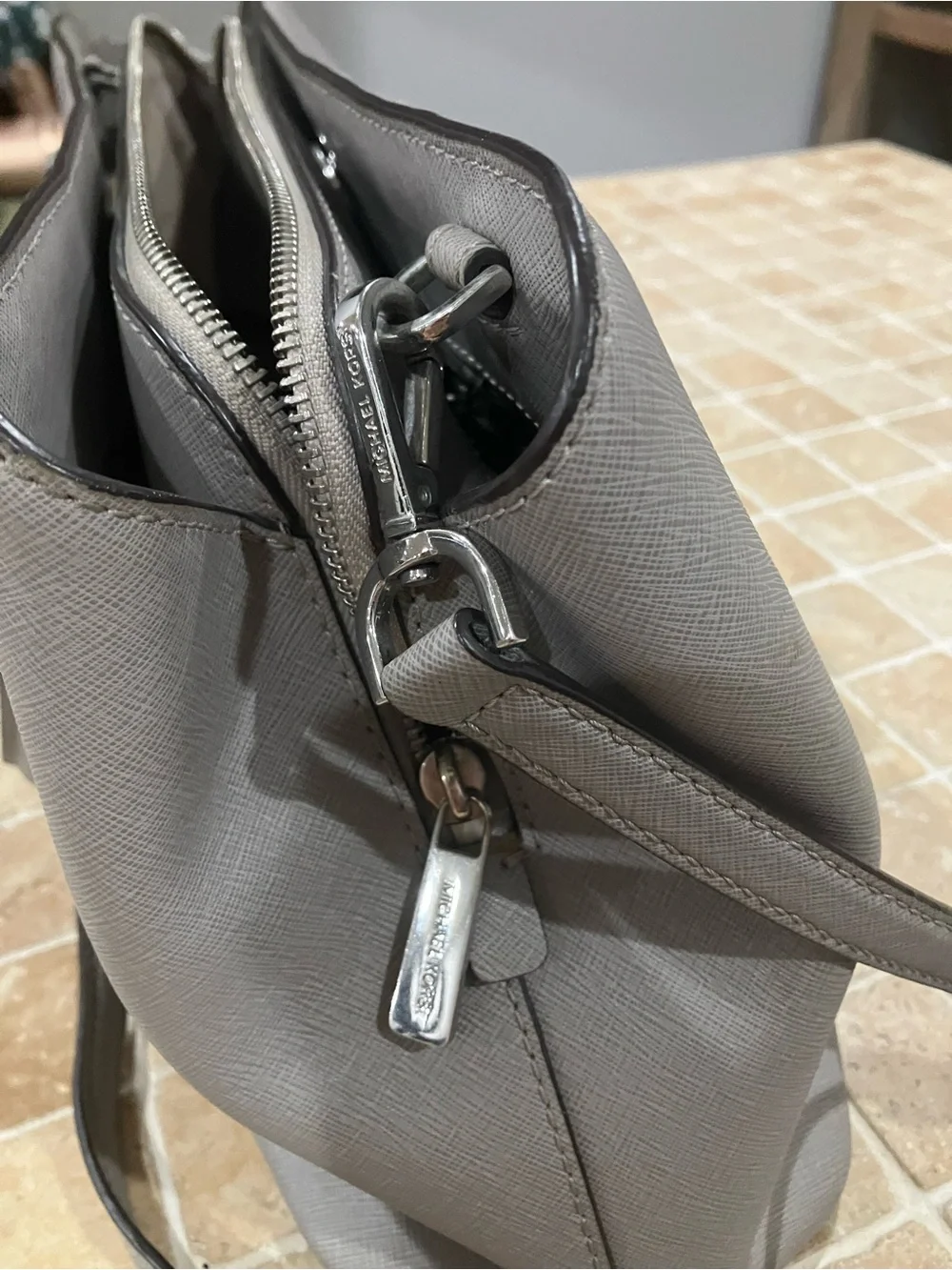 Michael Kors Gray Selma Bag